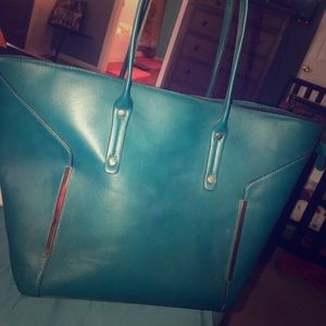 Turquoise tote